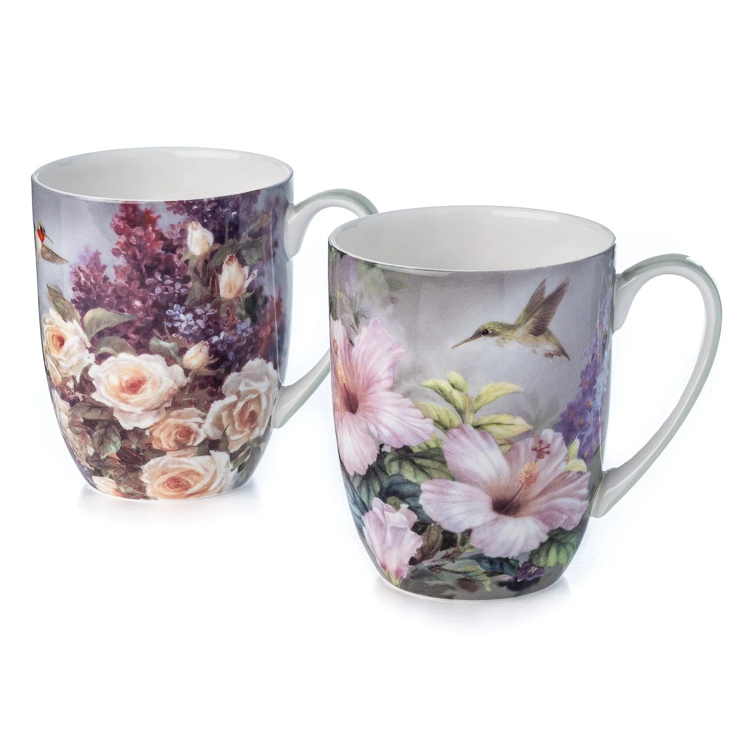 Lena Liu Mug set of 2 Hummingbird Collection