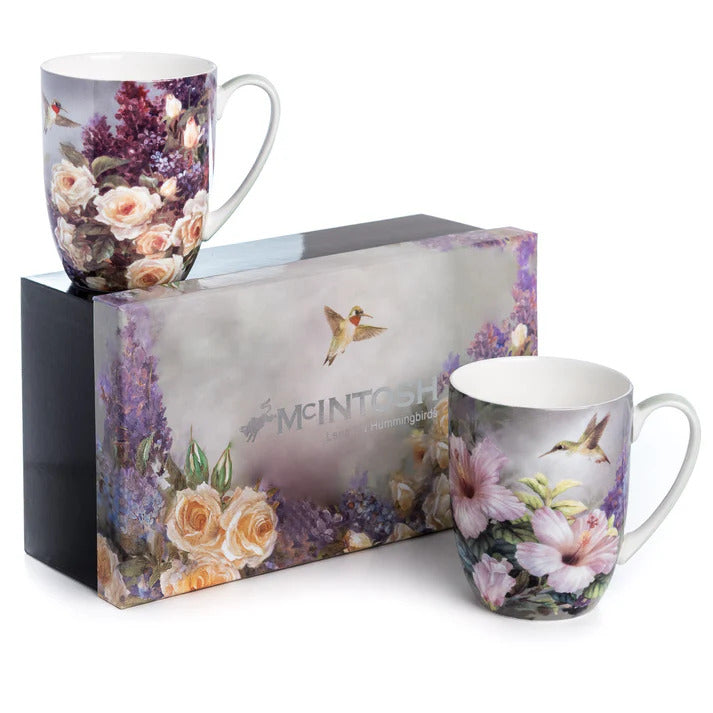 Lena Liu Mug set of 2 Hummingbird Collection