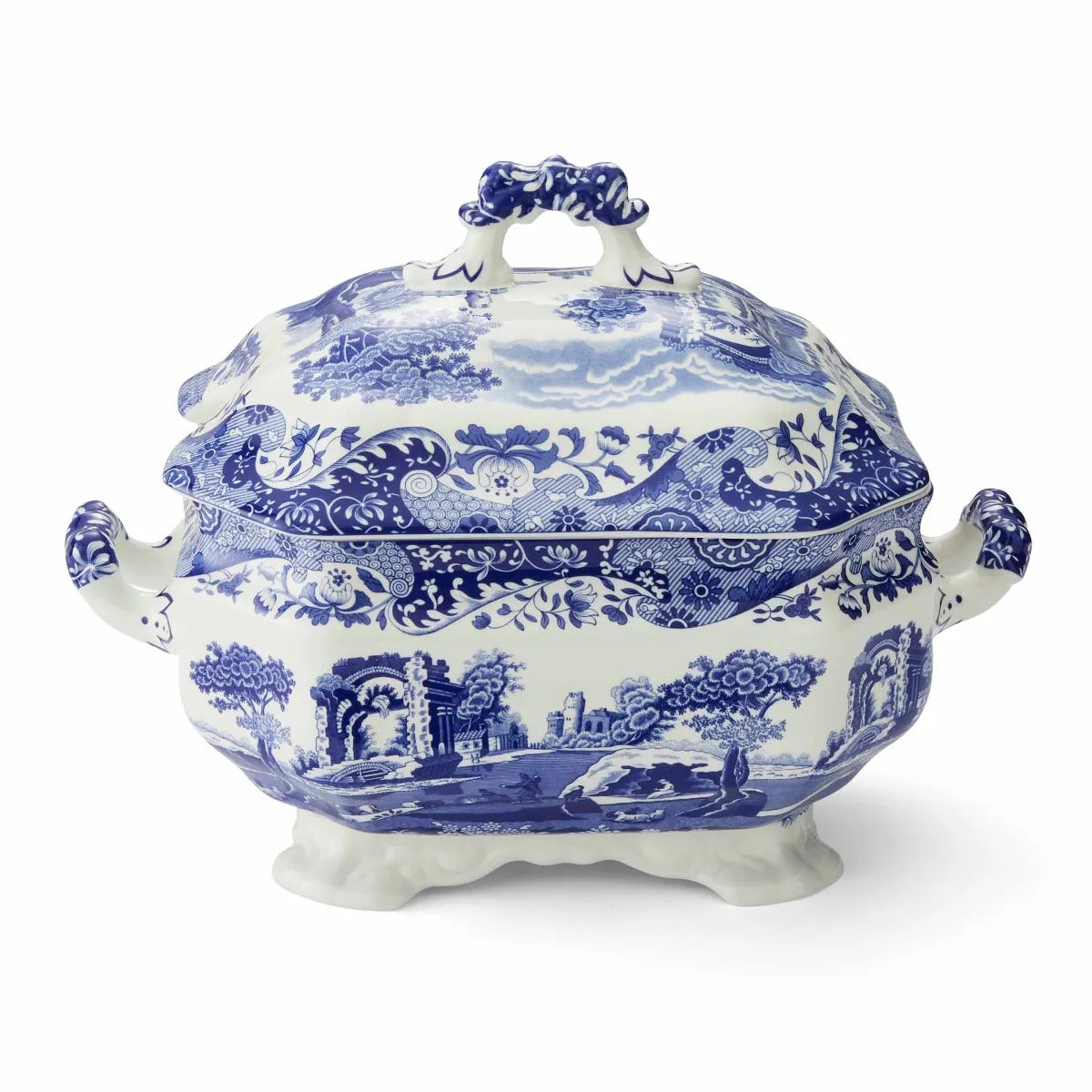 Spode Blue Italian Soup Tureen 3.4Litre Porcelain