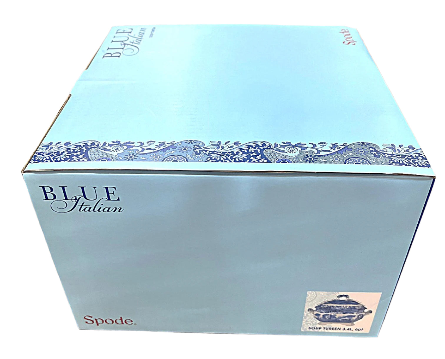 Spode Blue Italian Soup Tureen 3.4Litre Porcelain