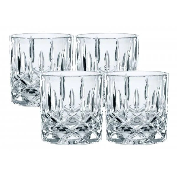 Nachtmann Noblesse Shot Glasses set of 4 crystal 2-OZ. 55-ML. 2.25”tall