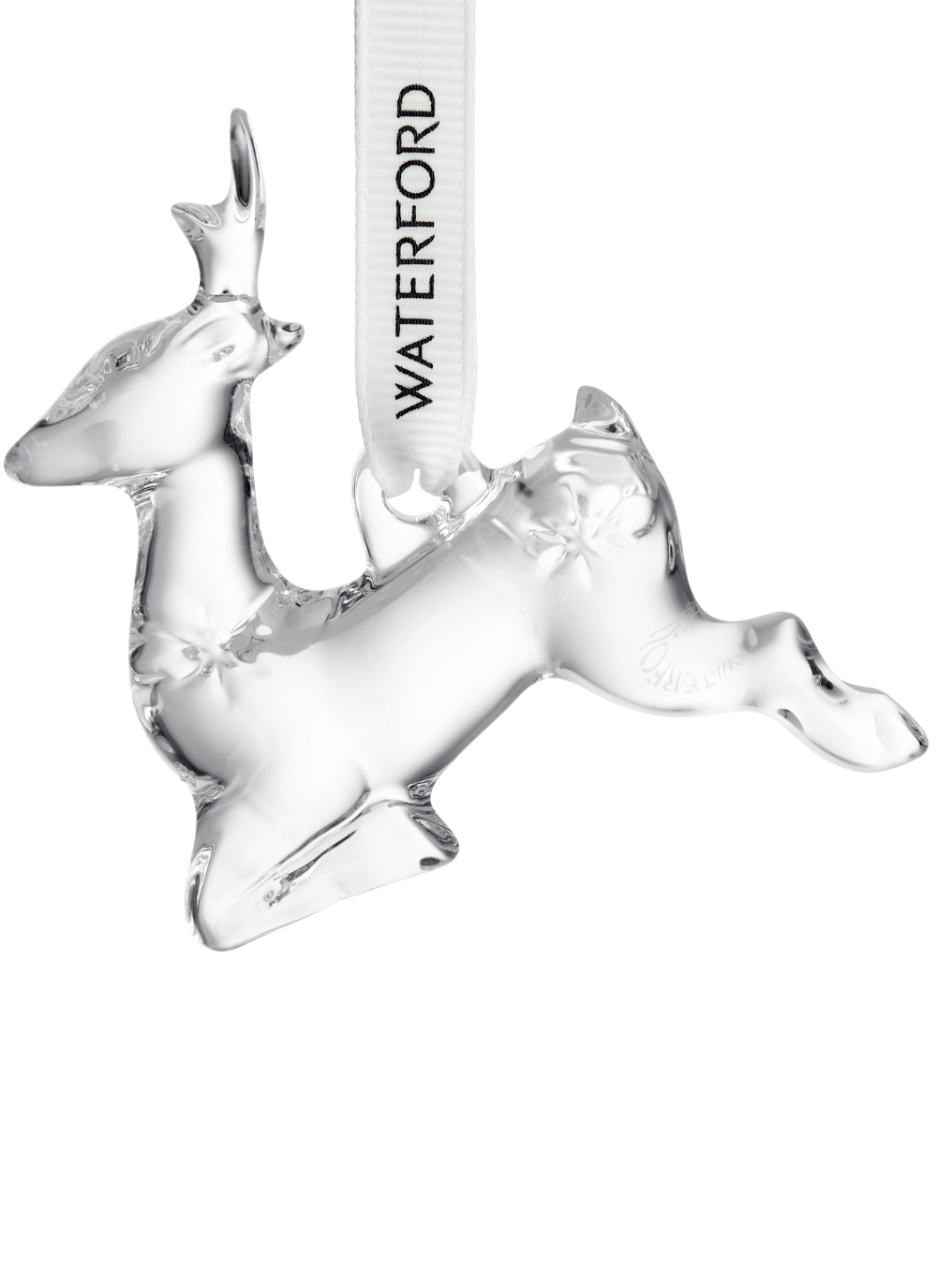 Waterford Reindeer Ornament Crystal Made in Slovenia