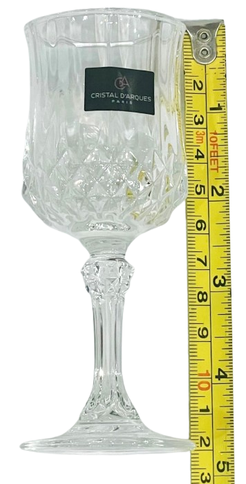 Cristal D'arques Longchamp Liqueur Cordial Glasses 2-oz = 6-CL Set of 6