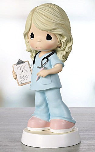 Precious Moments Nurse (Superhero in Scrubs) Figurine