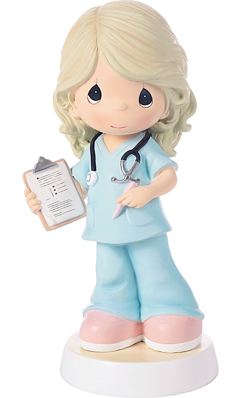 Precious Moments Nurse (Superhero in Scrubs) Figurine