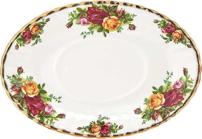 Royal Albert Old Country Roses Gravy Boat Stand Only