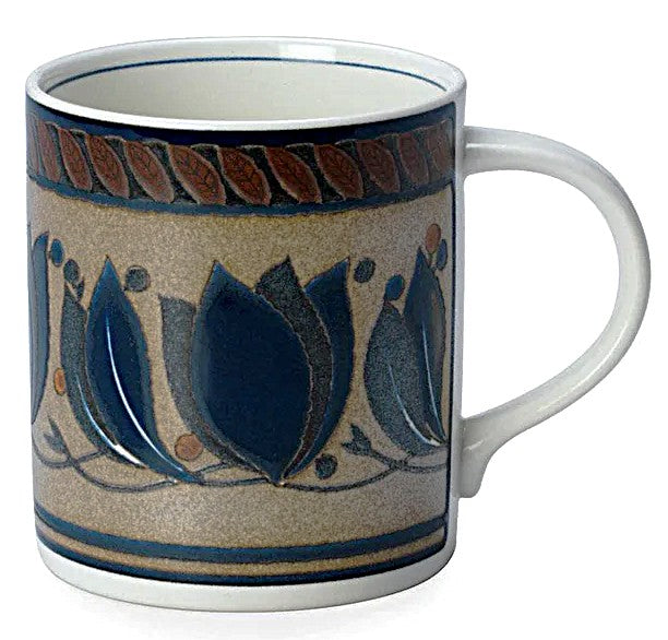 Mikasa Arabella mug with decorative patterns on a white background