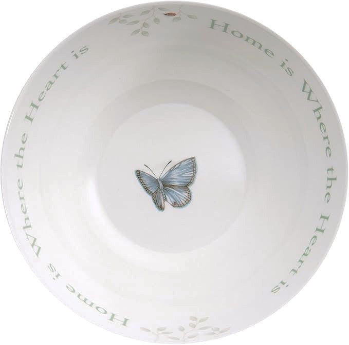 Lenox Butterfly Meadow "Home is Where The Heart is" Bowl