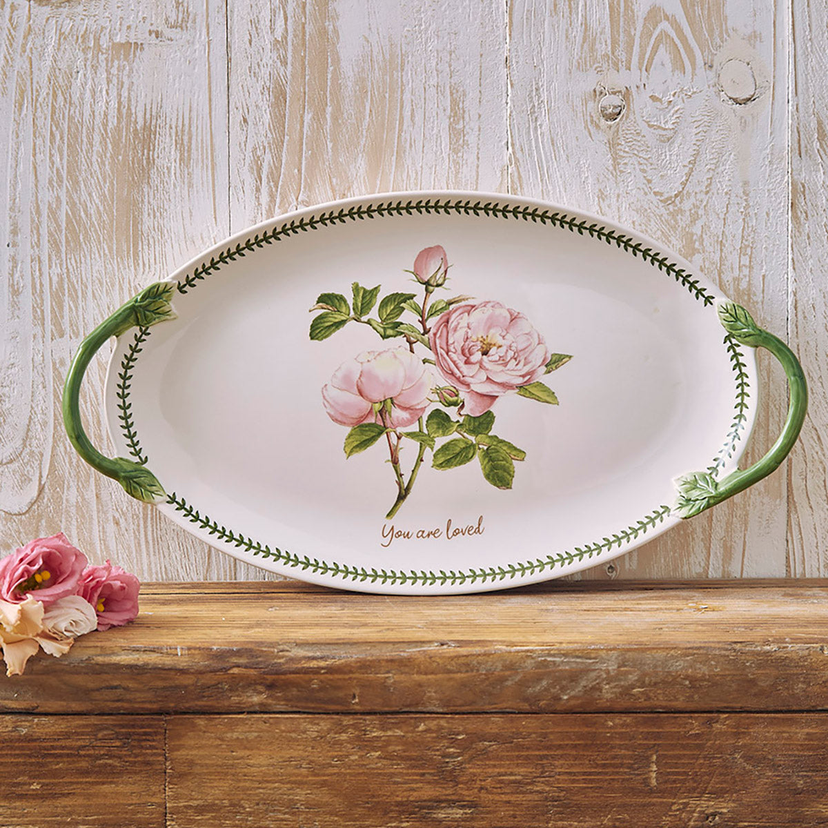 Botanic Garden Vanity Tray by Portmeirion 14.8" X 8" Porcelain