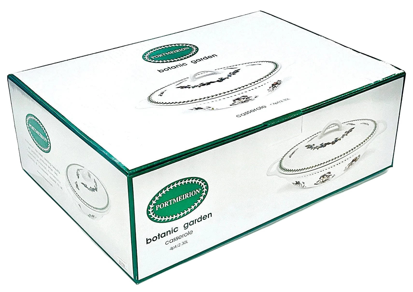 Portmeirion botanic garden casserole dish packaging on a white background