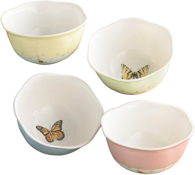 Lenox butterfly meadow Bowl set of 4 Colors collection