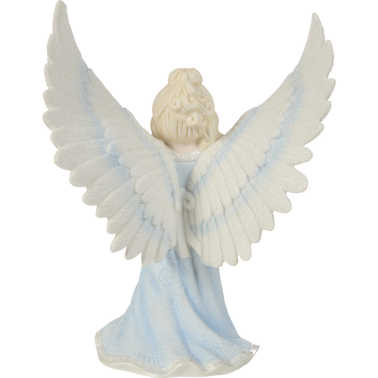 Precious Moments Angel 'May God send his Angels to watch you and guide you' Porcelain Figurine 7"tall