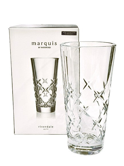 Waterford Riverdale Crystal Vase 10" tall from the Marquis Collection
