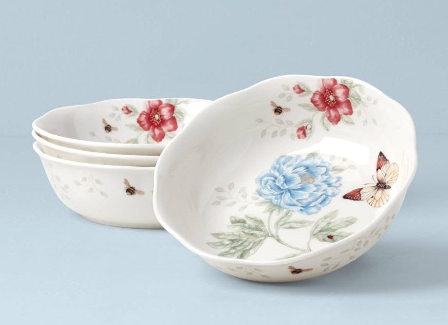 Lenox Butterfly Meadow Soup bowl set of 4