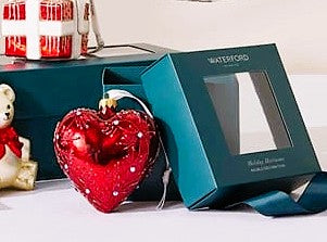Waterford Holiday Heirloom Red heart ornament