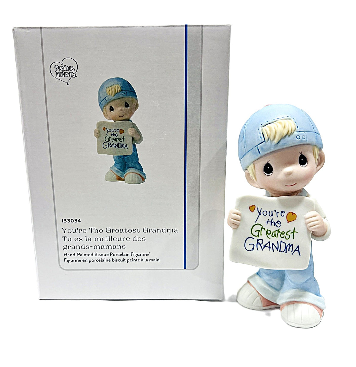 Precious Moments (You're the greatest grandma) Boy Figurine