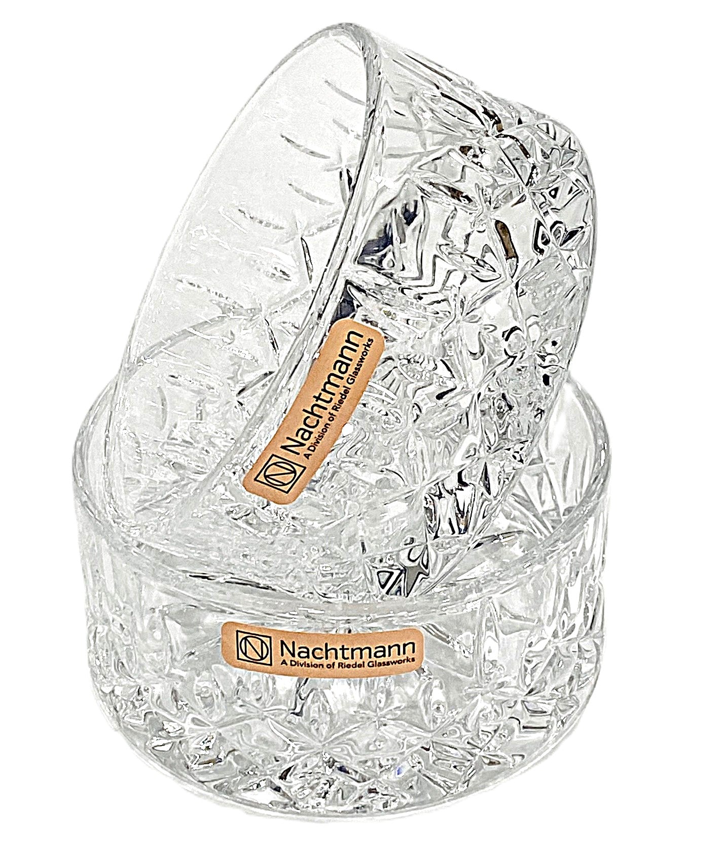 Nachtmann Noblesse 2 Bowls crystal, 4.25"diameter X 2.25"high Each