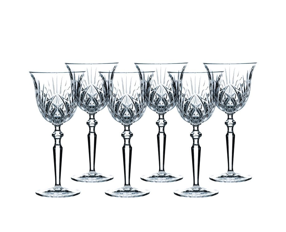 Nachtmann Wine Goblet set of 6 Crystal palais Collection 230-ML