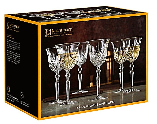 Nachtmann Wine Goblet set of 6 Crystal palais Collection 230-ML