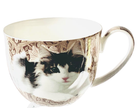 Breakfast Cup Cat.  Bone china Euart Collection