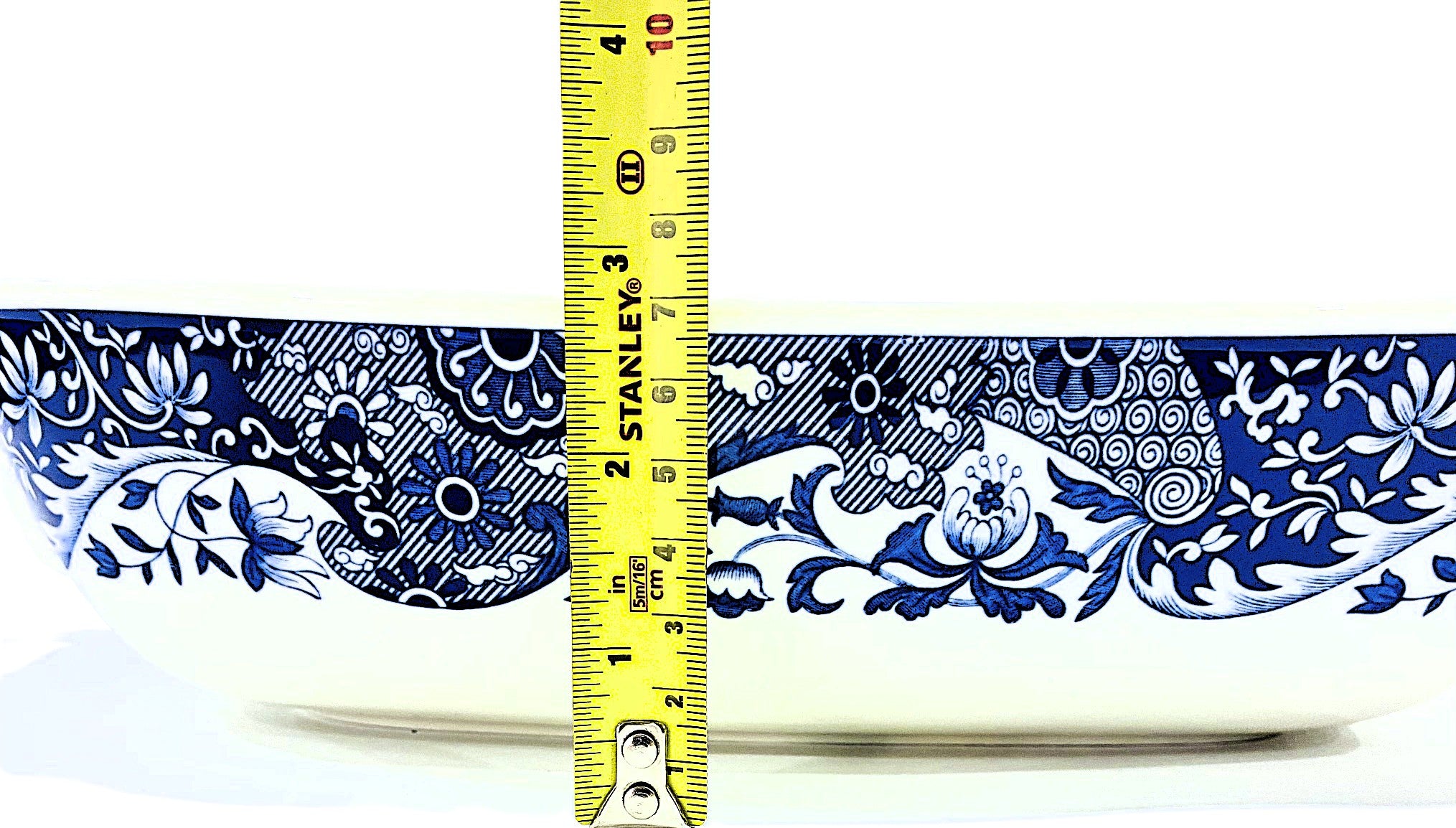 Spode Blue Italian Baking Dish with Handles Oven to Table Lasagna Dish 11.5" x 8" Blue/White  Spode blue Italian Serving Dish 12" X 8"