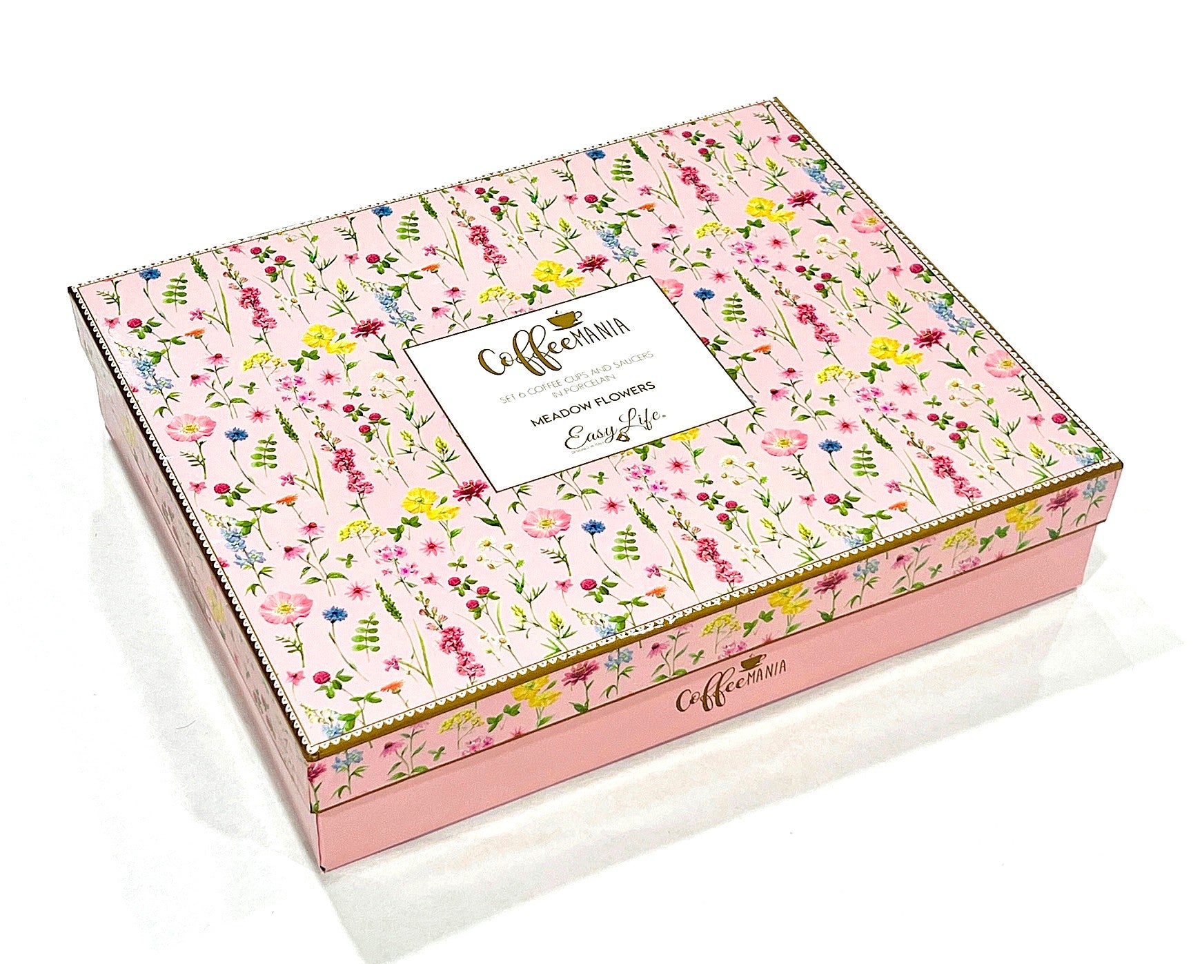 Meadow Flowers Espresso 6 cups & 6 saucers