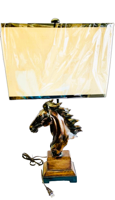 Table Lamp Horse 32" Running Free