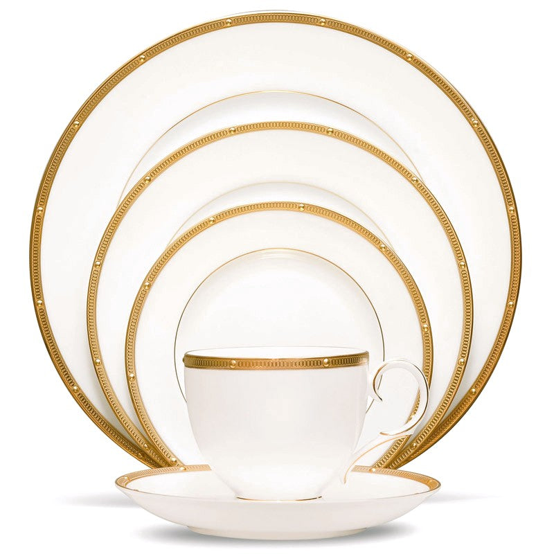 Noritake Rochelle Gold 5 Piece Place Setting Bone China