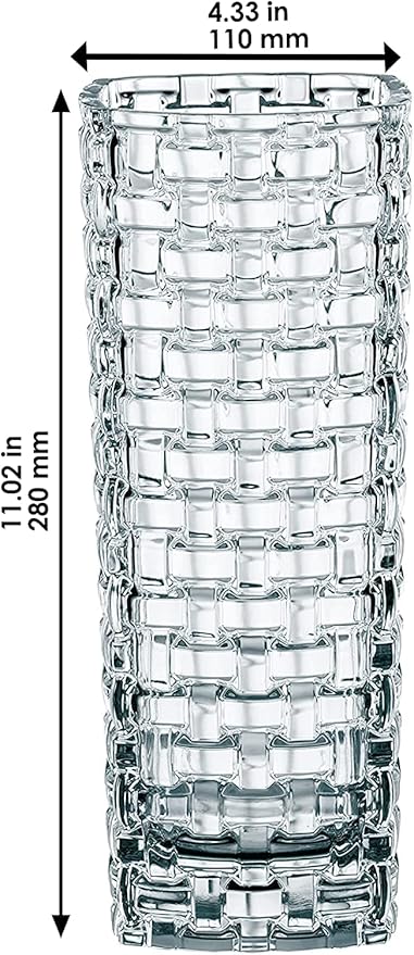 Nachtmann Bossa Nova Vase Crystal 11" tall