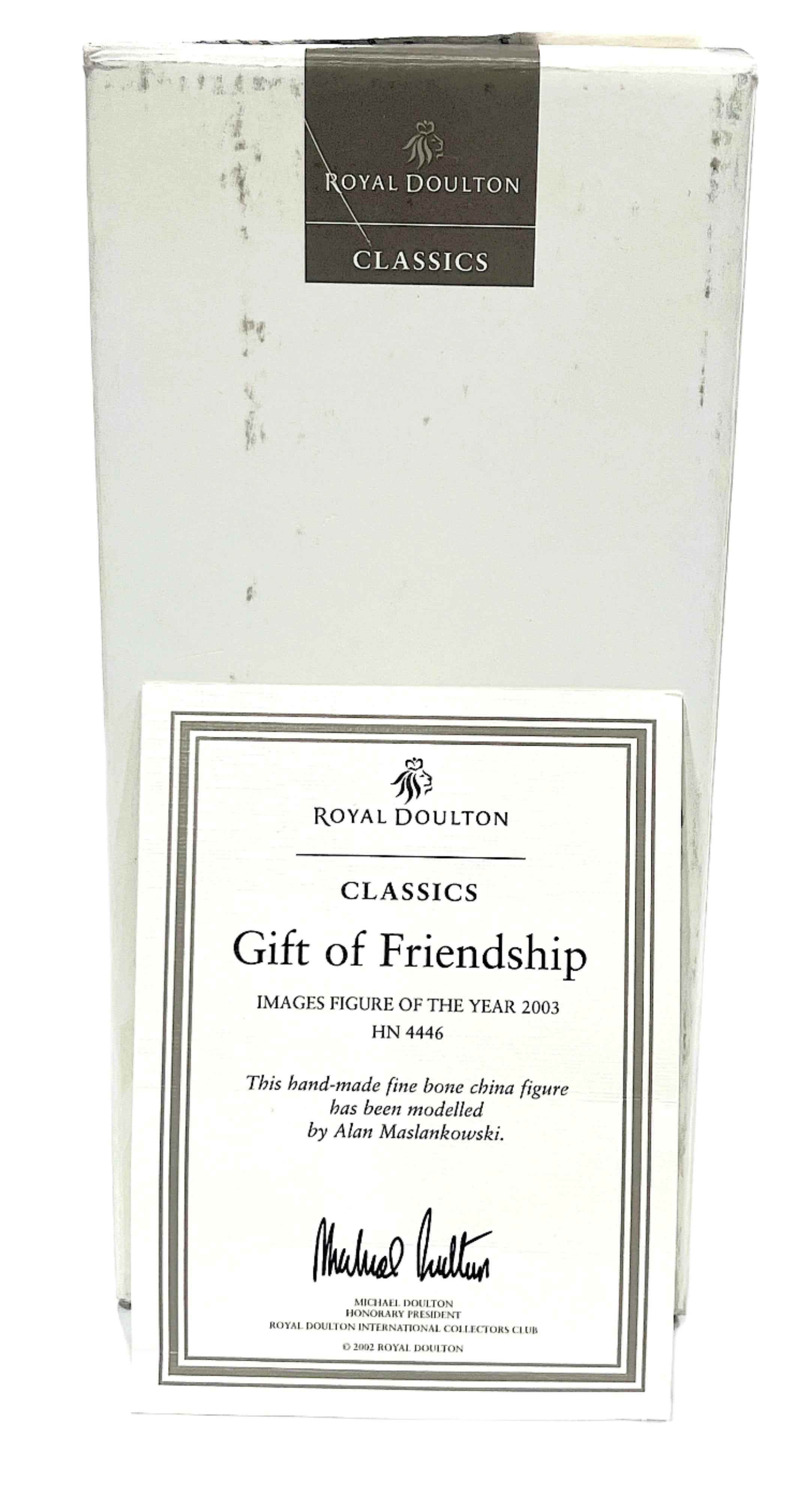 Royal Doulton Gift of Friendship Figurine HN4446 Bone China Made in England