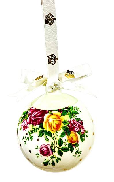 Royal Albert Old Country Roses Bauble 3" Ornament