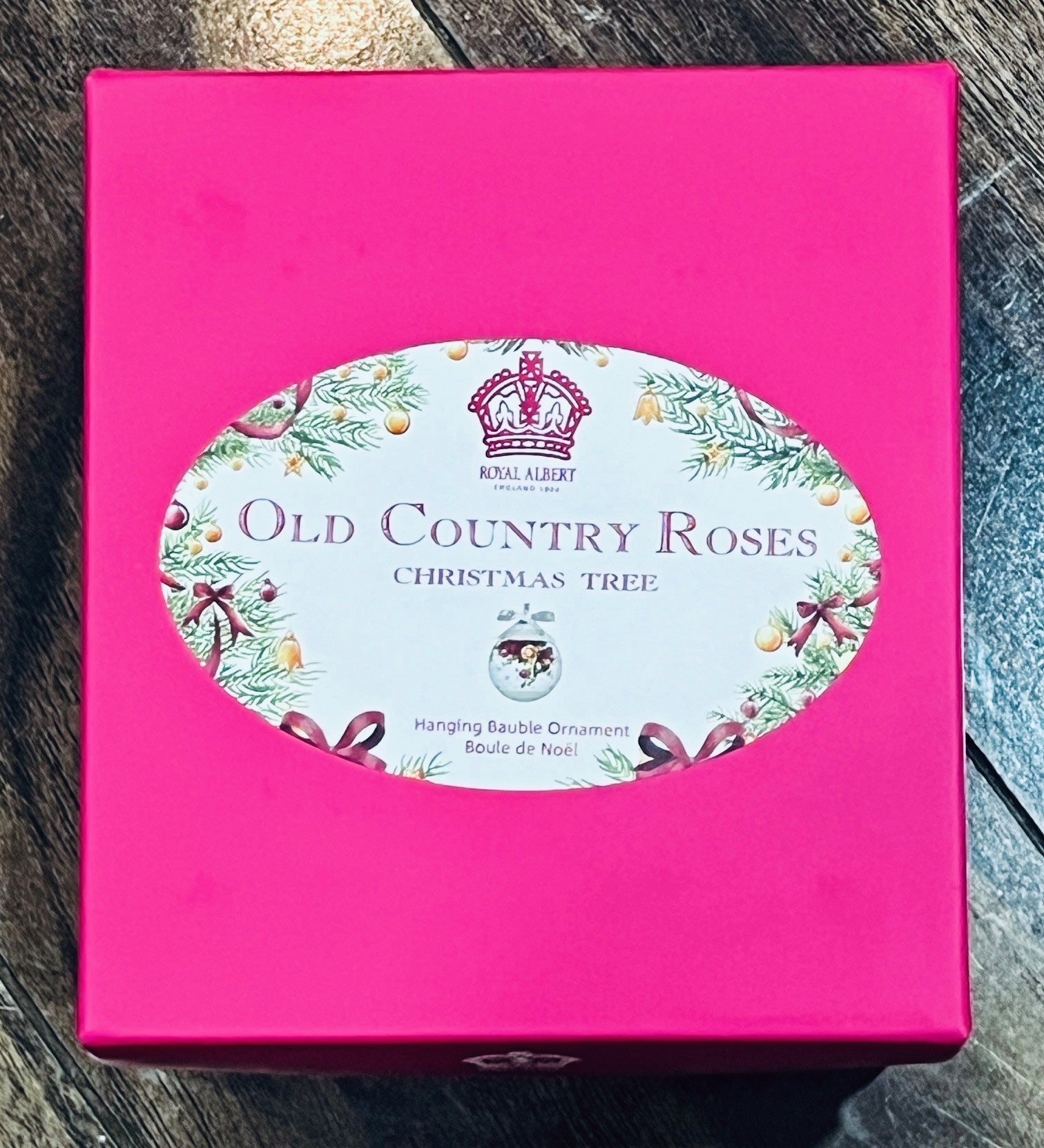 Royal Albert Old Country Roses Bauble 3" Ornament