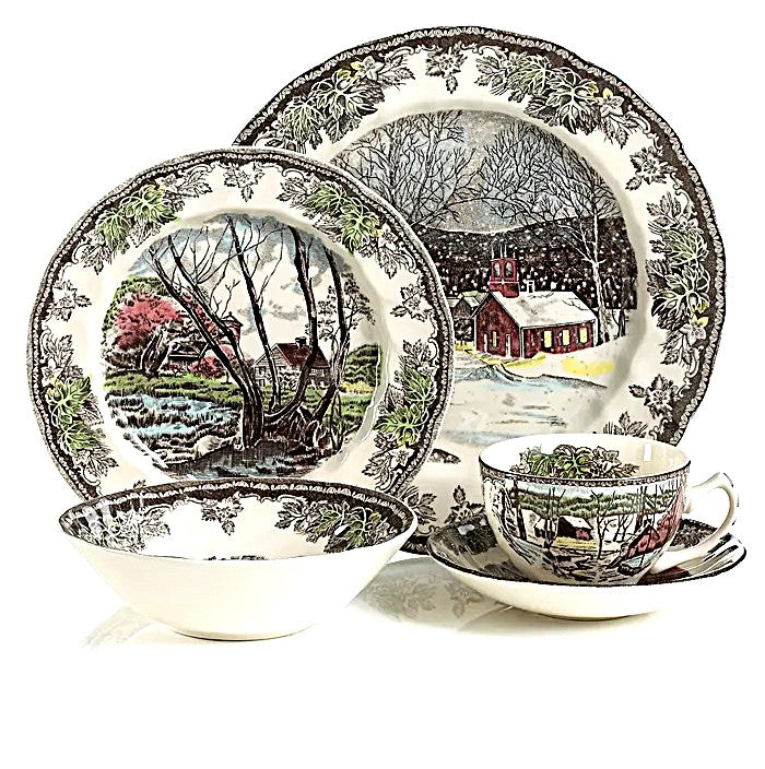 The Friendly Village by Johnson Brother 20 Piece Dinning set