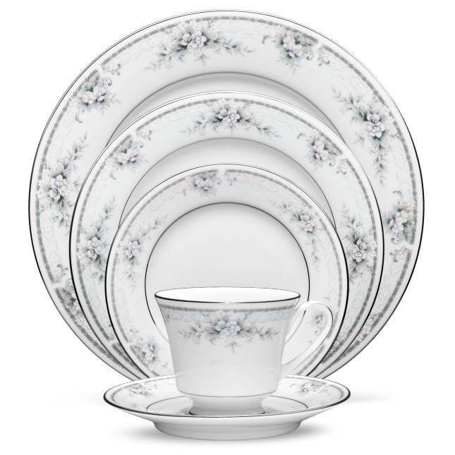 Noritake Sweet Leilani 5 Piece Dinner Set  Fine Porcelain