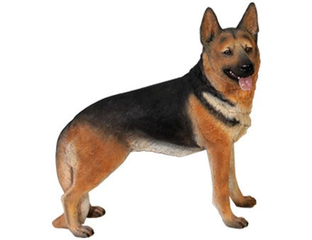 Dog German Shepherd Life size Ceramic Statue, 47