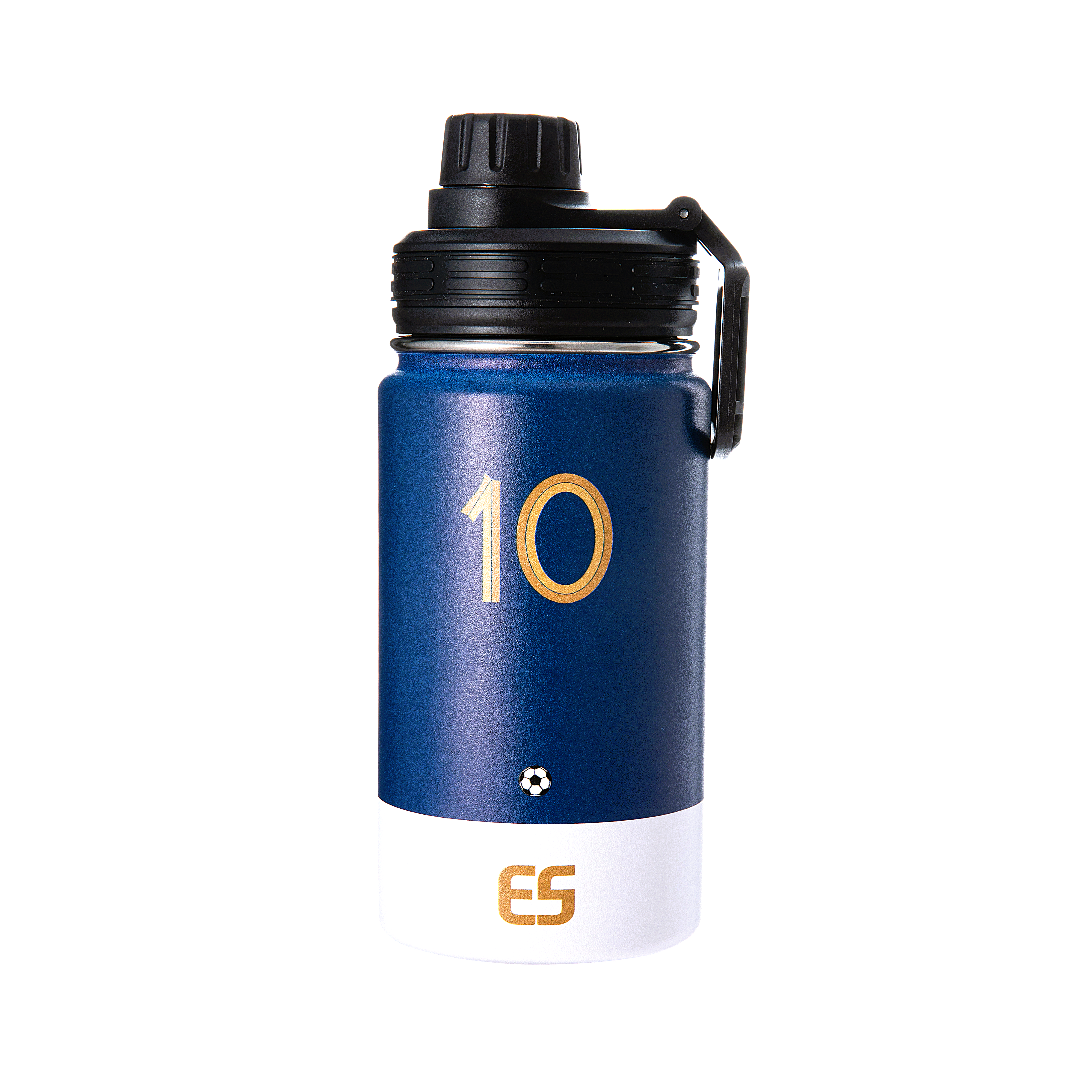 Mbappe Water Bottle 2 piece set Stainless Steel Insulated 22-oz = 10.5"tall +14-oz = 7"tall