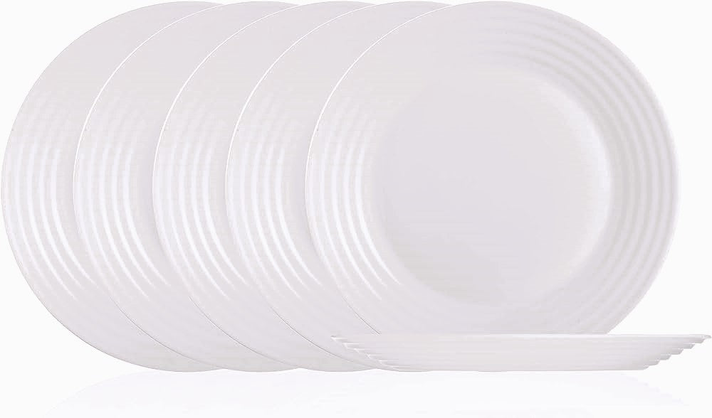 Luminarc Harena 6 Dinner 9.75" Break Resistant Dishwasher and Microwave Safe