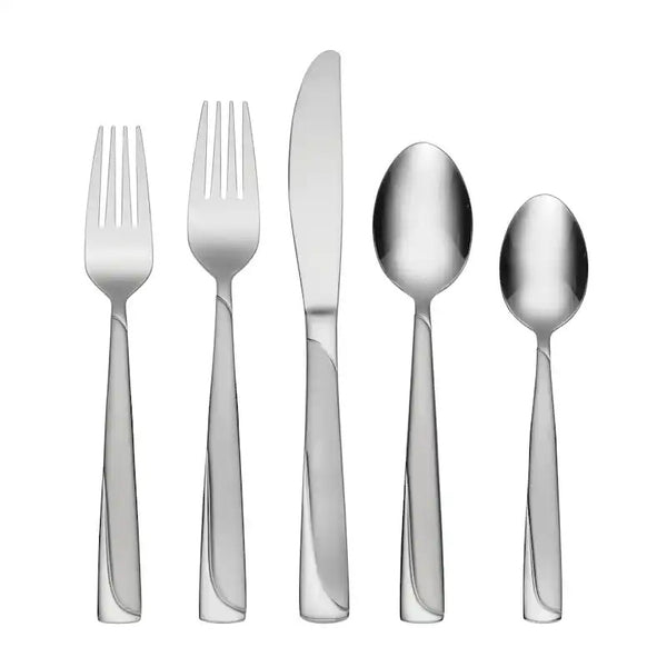 【ONEIDA 】LILAC TIME ディナーセット 8名用サーバー付き54本 Oneida Madeline flatware 74 piece cutlery set stainless steel