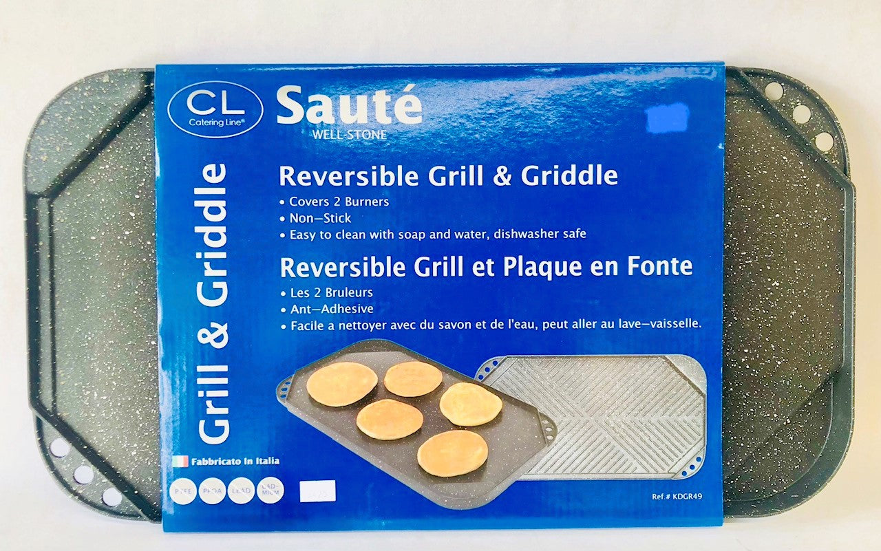 Grill Reversable & Griddle 19.5" X 11"