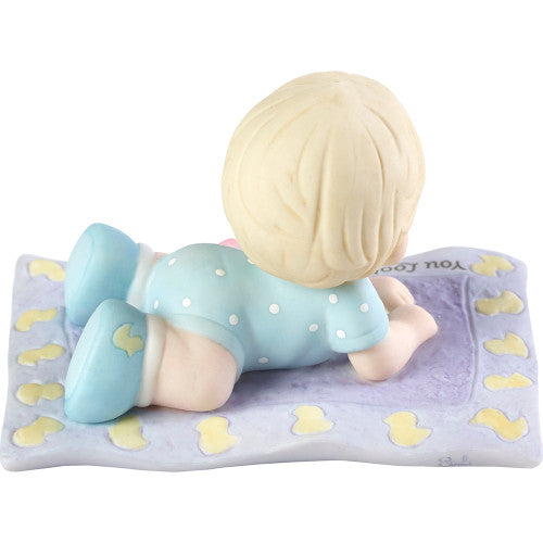 Precious Moments You Looked Up And Made My Heart Smile Figurine Bisque