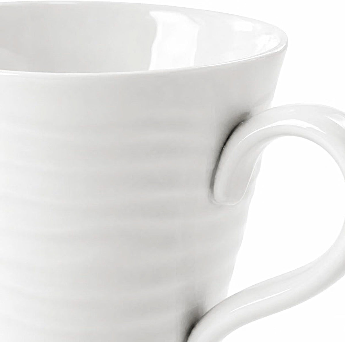 Sophie Conran White Mug 12.5-OZ Mug for Cold and Hot Drinks, Made from Fine Porcelain by Portmeirion