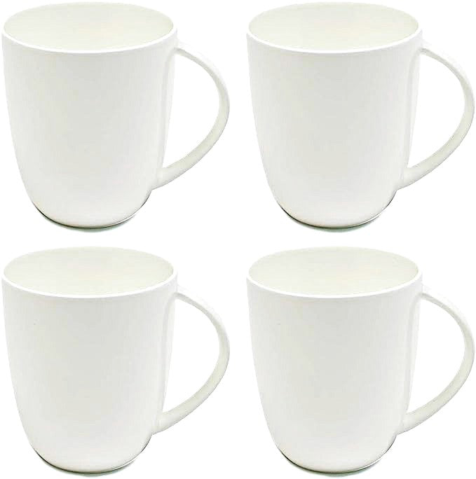 Maxwell & Williams 4 Mugs White bone china Mansion from the Cashmere collection