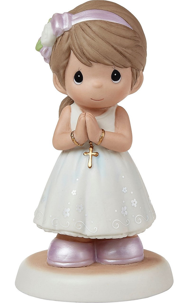 Precious Moments Blessings On Your First Communion Girl Figurine