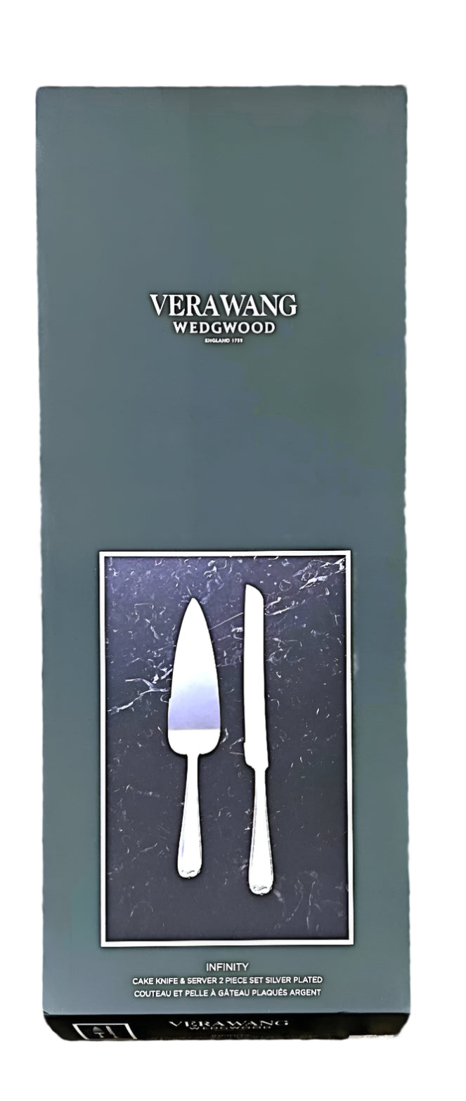 Vera Wang Infinity Cake Knife & Cake Server 2 piece Set by Wedgwood