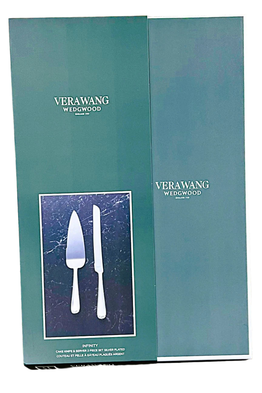 Vera Wang Infinity Cake Knife & Cake Server 2 piece Set by Wedgwood