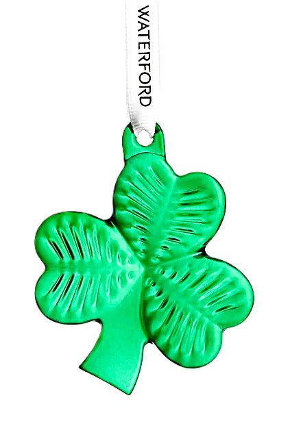 Waterford Shamrock Green Ornament