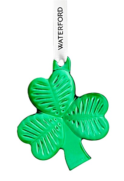 Waterford Shamrock Green Ornament