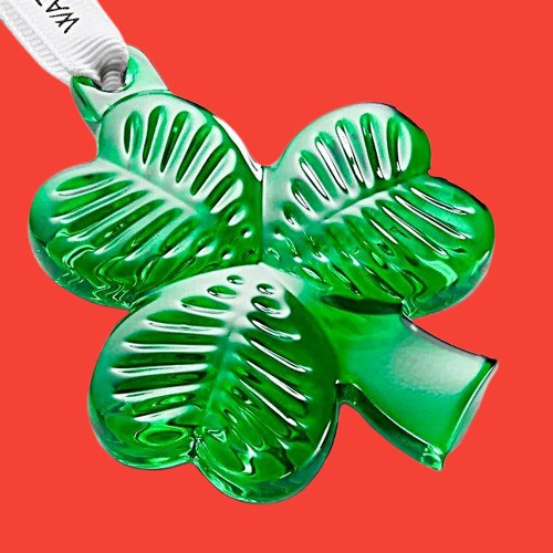 Waterford Shamrock Green Ornament