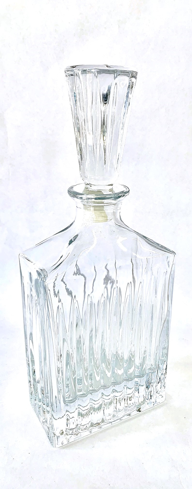 Verdici Decanter Crystal Oblong 12"tall