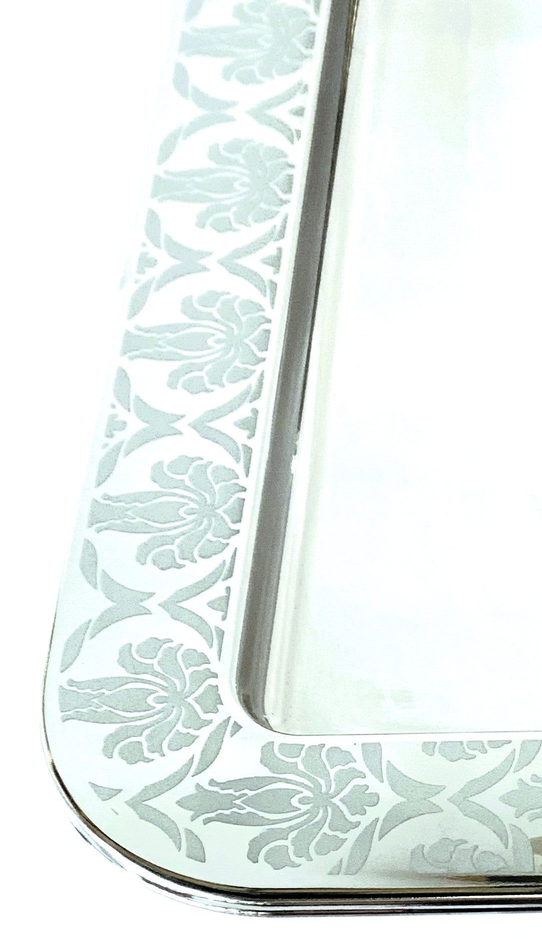 Serving Tray 18/10 Stainless Steel made in Italy by Giorinox Damasco collection